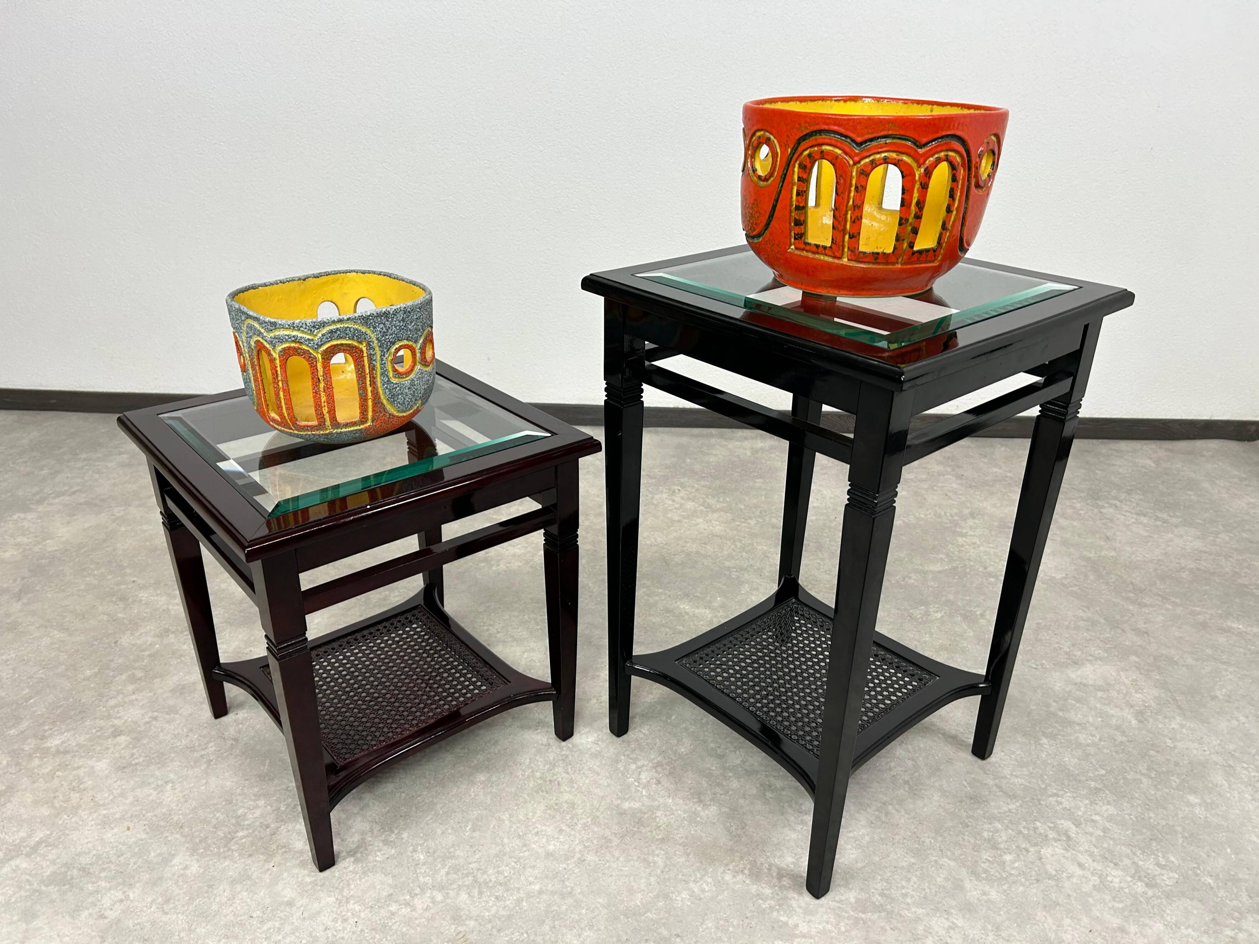 Black Art Nouveau side table