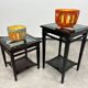 Black Art Nouveau side table