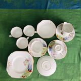 Melba English porcelain tea service