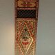 UNIQUE artisanal screen in painted wood patterns - BE