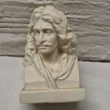Antique Molière Bust Statuette