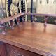 Walnut stepped desk