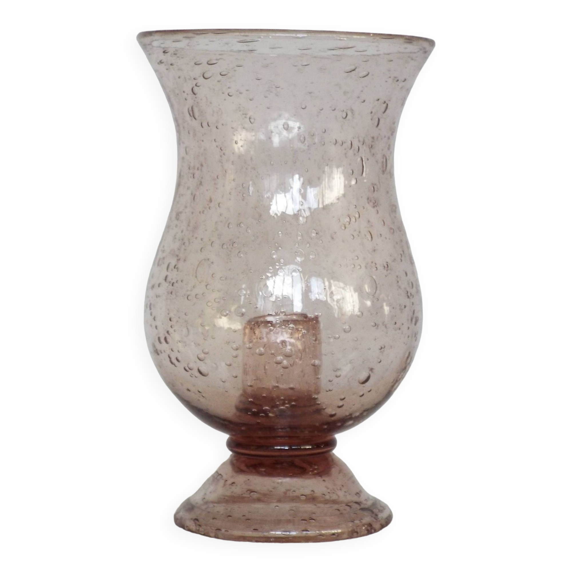 Biot vase candle holder