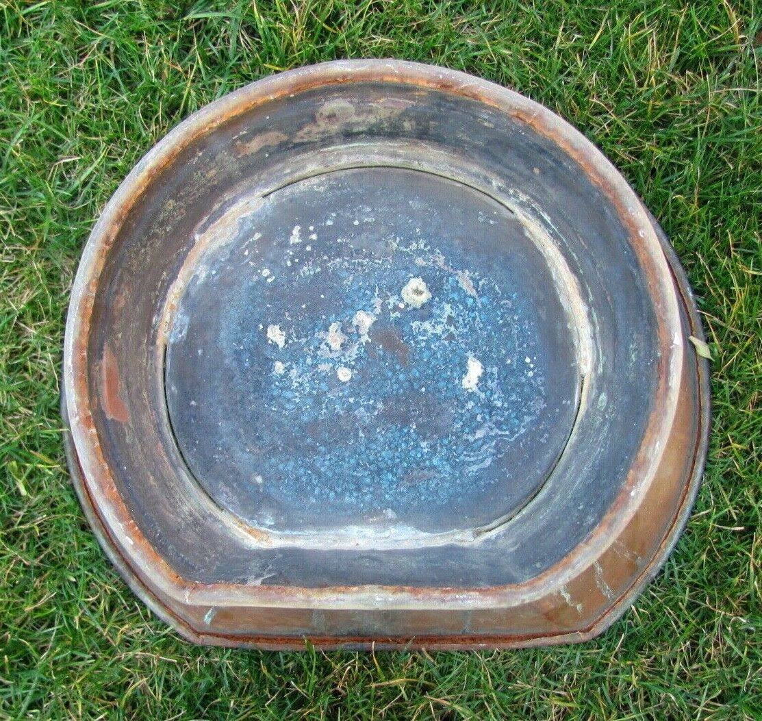 Copper fountain basin