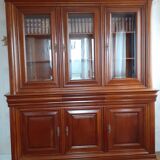 Vitrine de style Louis Philippe en merisier