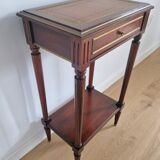Pedestal table bedside Louis XVI mahogany style