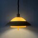 Brown and beige mid-century Dijkstra space age pendant lamp