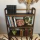 Vintage bookseller's shelf