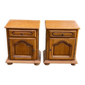 2 tables de chevet louis