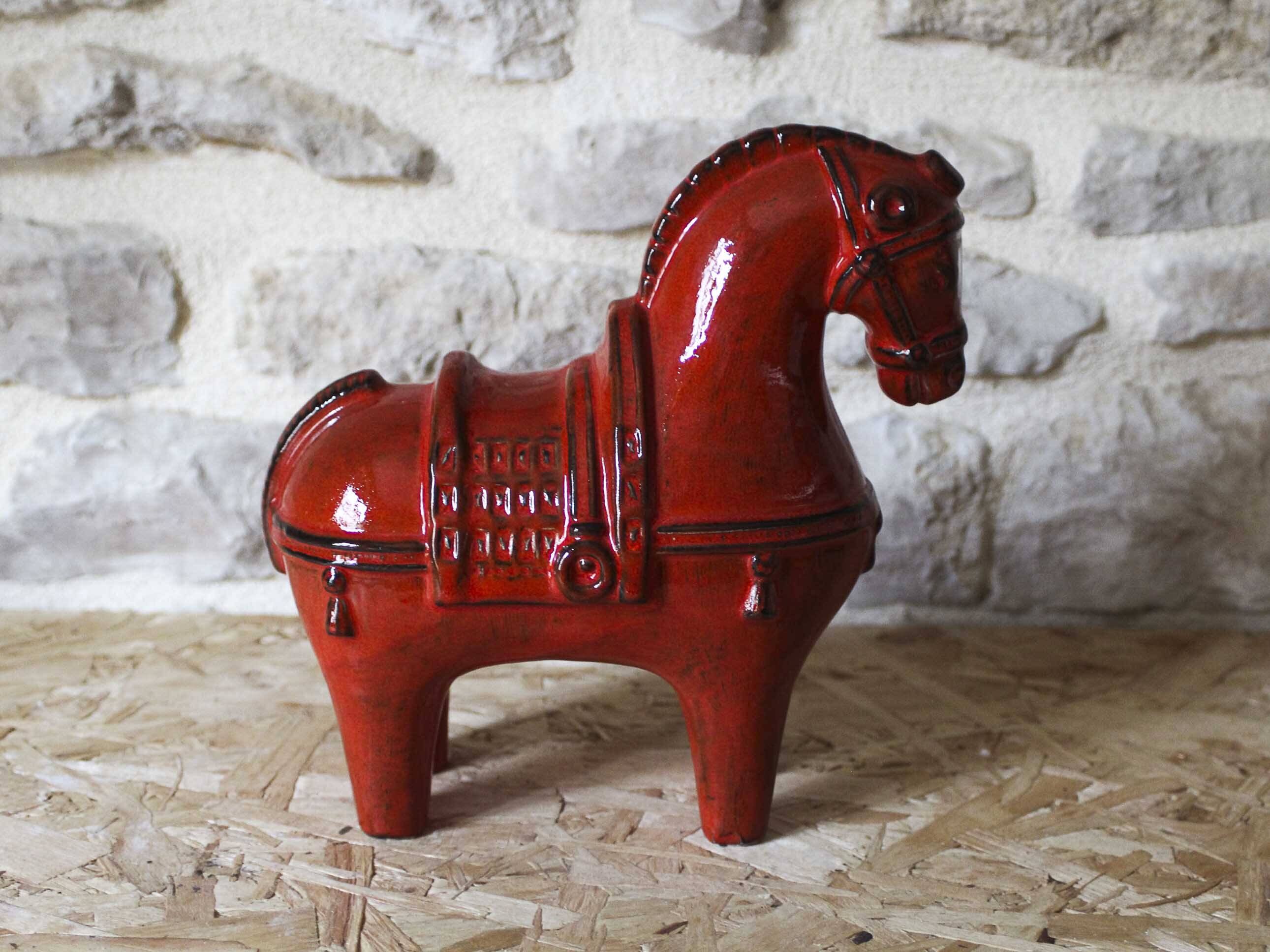 Ceramic horse by Aldo Londi
