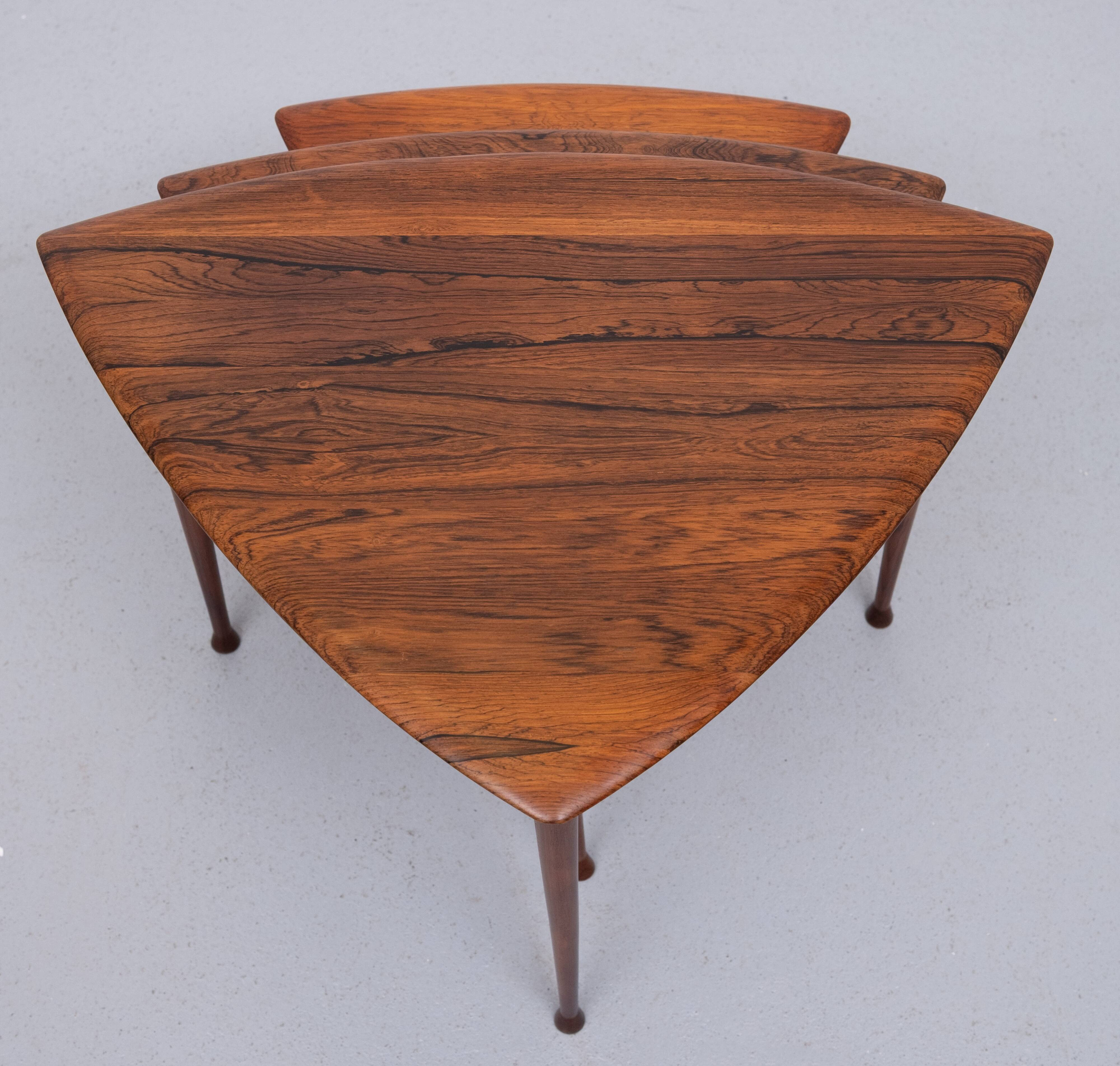 Poul Thorsbjerg Jensen triangle nesting tables 1950s