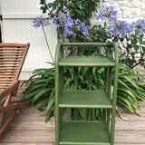 Rattan shelf
