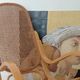 Vintage Curved Wood and Cane Rocking Chair - Thonet Style No. 1