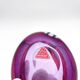 Pocket Glass Murano Flavio Poli Sommerso Fuchsia Blue 17cm