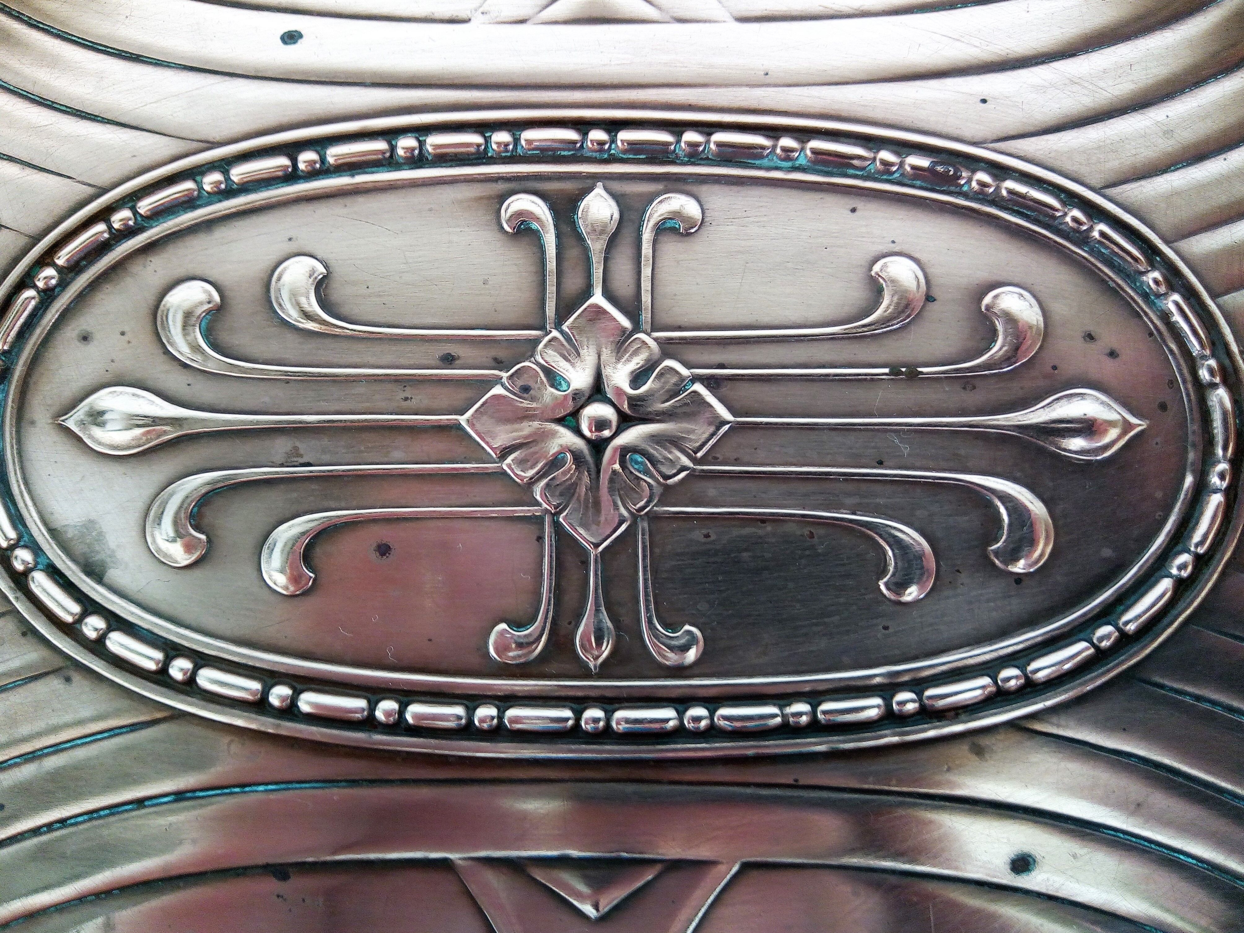 Jugendstil copper tray