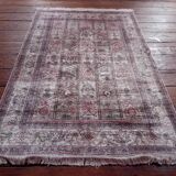 Handmade silk cashmere rug 173x120cm