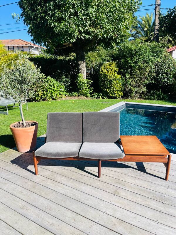 Banquette de salon scandinave modulable Saga pourKarl Sorlie & Sonner  1958