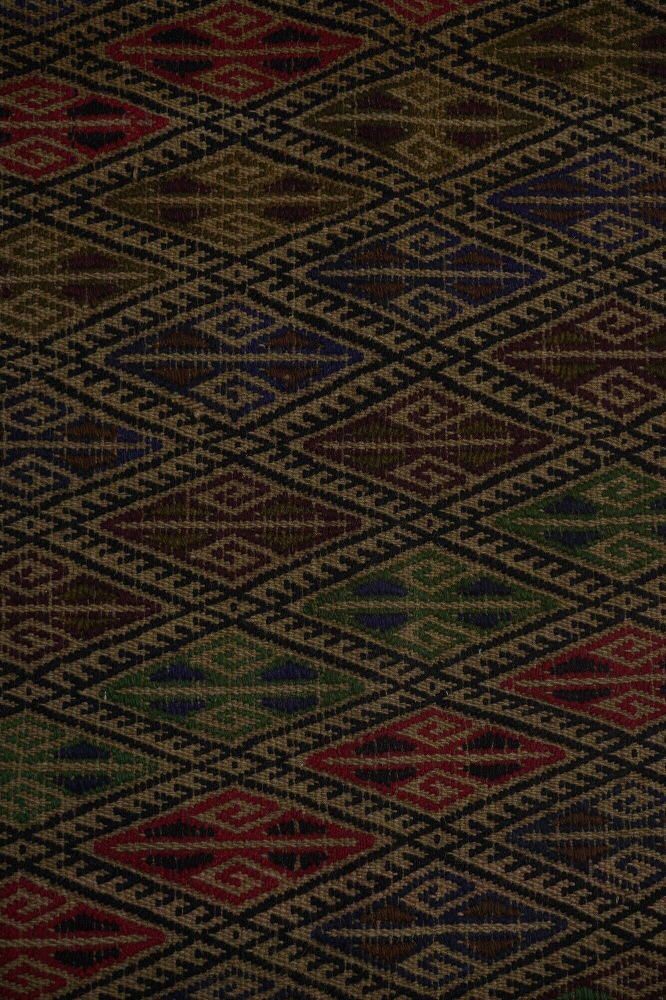 Vintage Turkish kilim, handwoven, 165x217 cm.