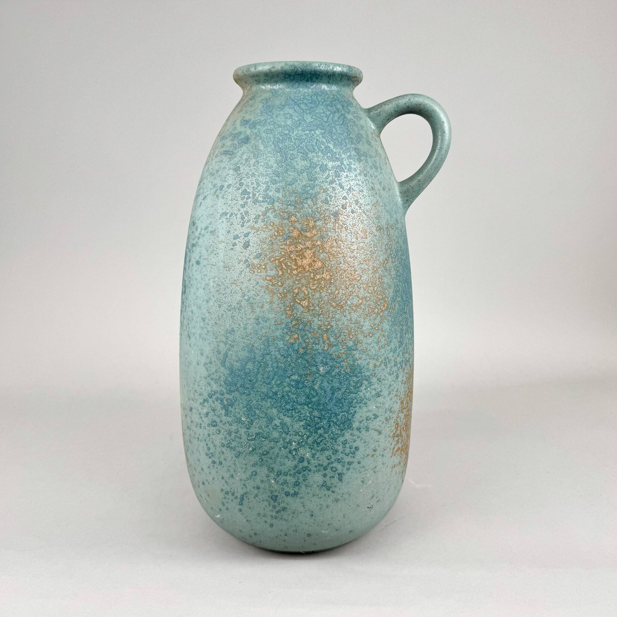 Large German Pottery Floor Vase by Scheurich Keramik, 1970's