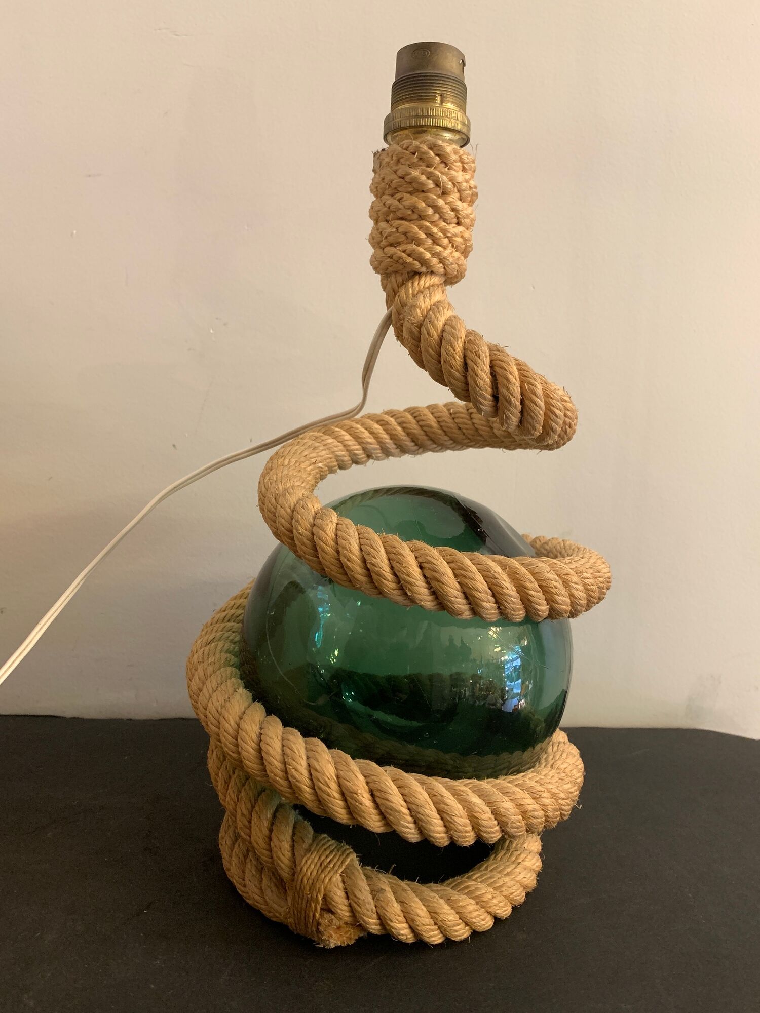 Rope lamp, handmade in the 70s
