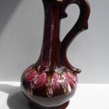 Pitcher in enamelled earthenware of Vallauris
