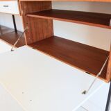 Bibliothèque d’angle modulable vintage 1950s