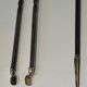 Fire Tool Set in Brass and Brushed Steel with Claw Feet, Attributed to the