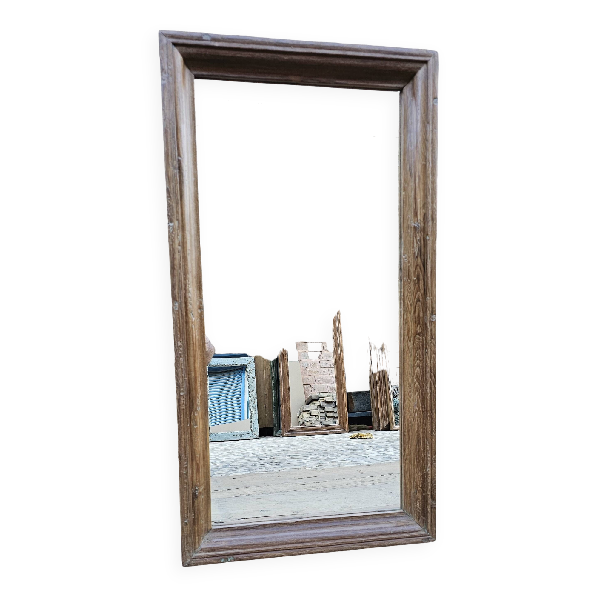 Teak mirror from Burma