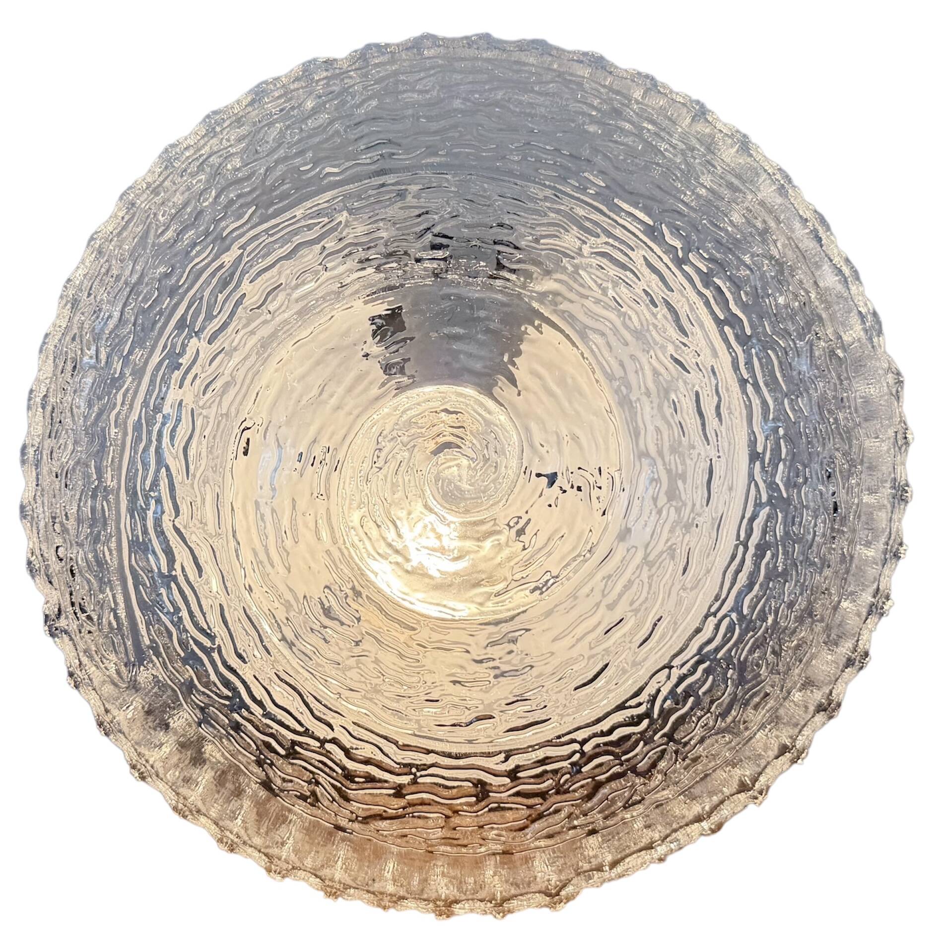 Vintage Glass Wall or Ceiling Light, 1970s