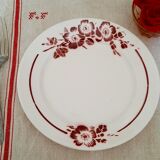 Assiettes plates dépareillées