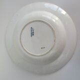 Assiette terre de fer H.B et Cie