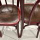 Set of 4 Thonet bistro chairs from the 1920s.