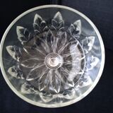 Cloche à fromage en verre pressé moulé