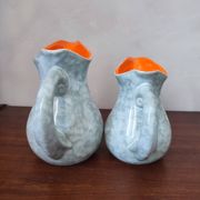 Pair of ceramic pitchers