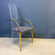 Plexiglass and brass dining chairs by Belgochrom, set of 6 - 1970s
