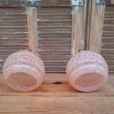 Clichy glass swan neck wall lights