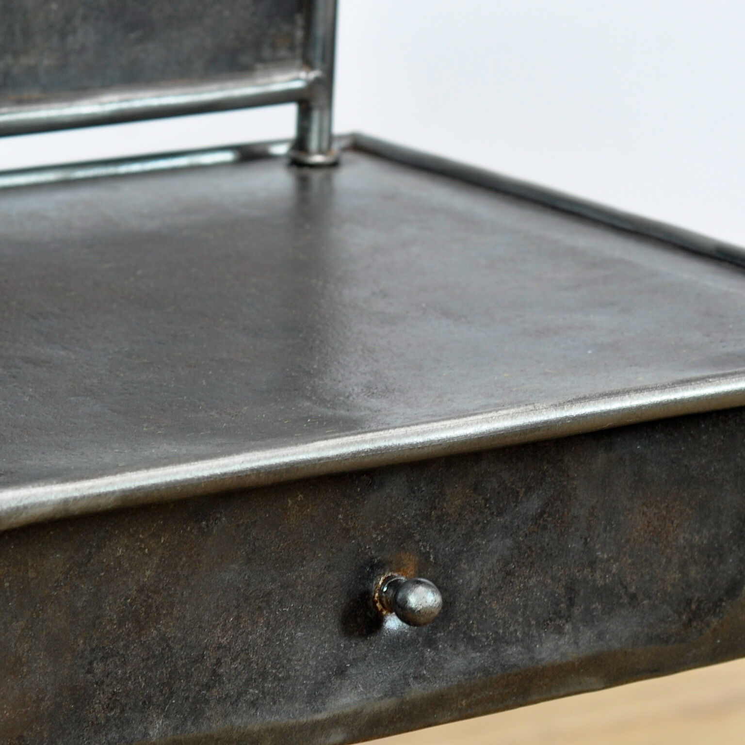 Set of Iron Nightstands, circa 1910