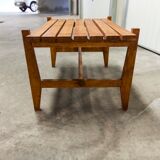50s solid wood side table