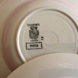 Set of 4 hollow plates Sarreguemines - Digion