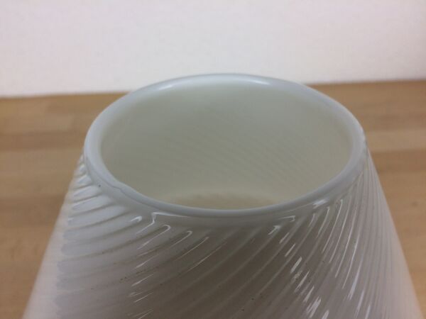 Lampe champignon verre blanc Murano