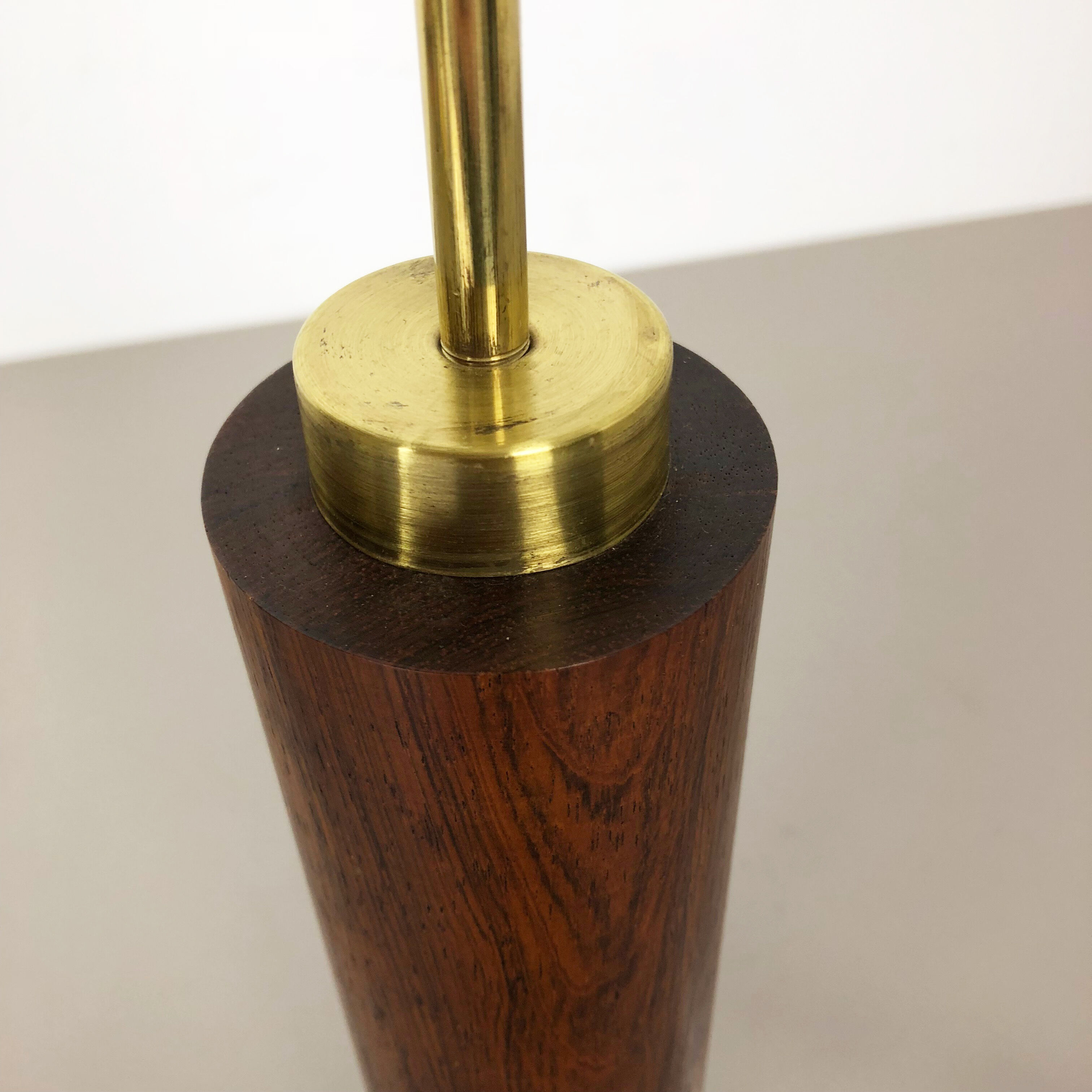 1960s wooden desk table light base made in Austria Auböck Stilnovo style | midcentury modern | eames