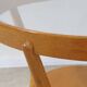 Table basse vitrée entièrement rénovée par Kropacek & Kozelka, 1944