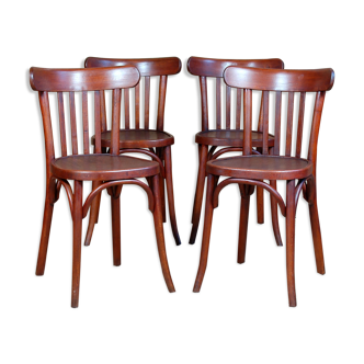 4 bistro chairs Baumann 1937-1939 ca