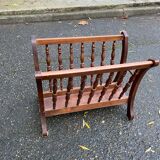 Solid wood magazine/document holder, 47cm