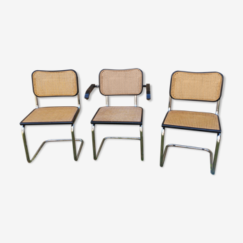Lot chaises et fauteuil Marcel Breuer