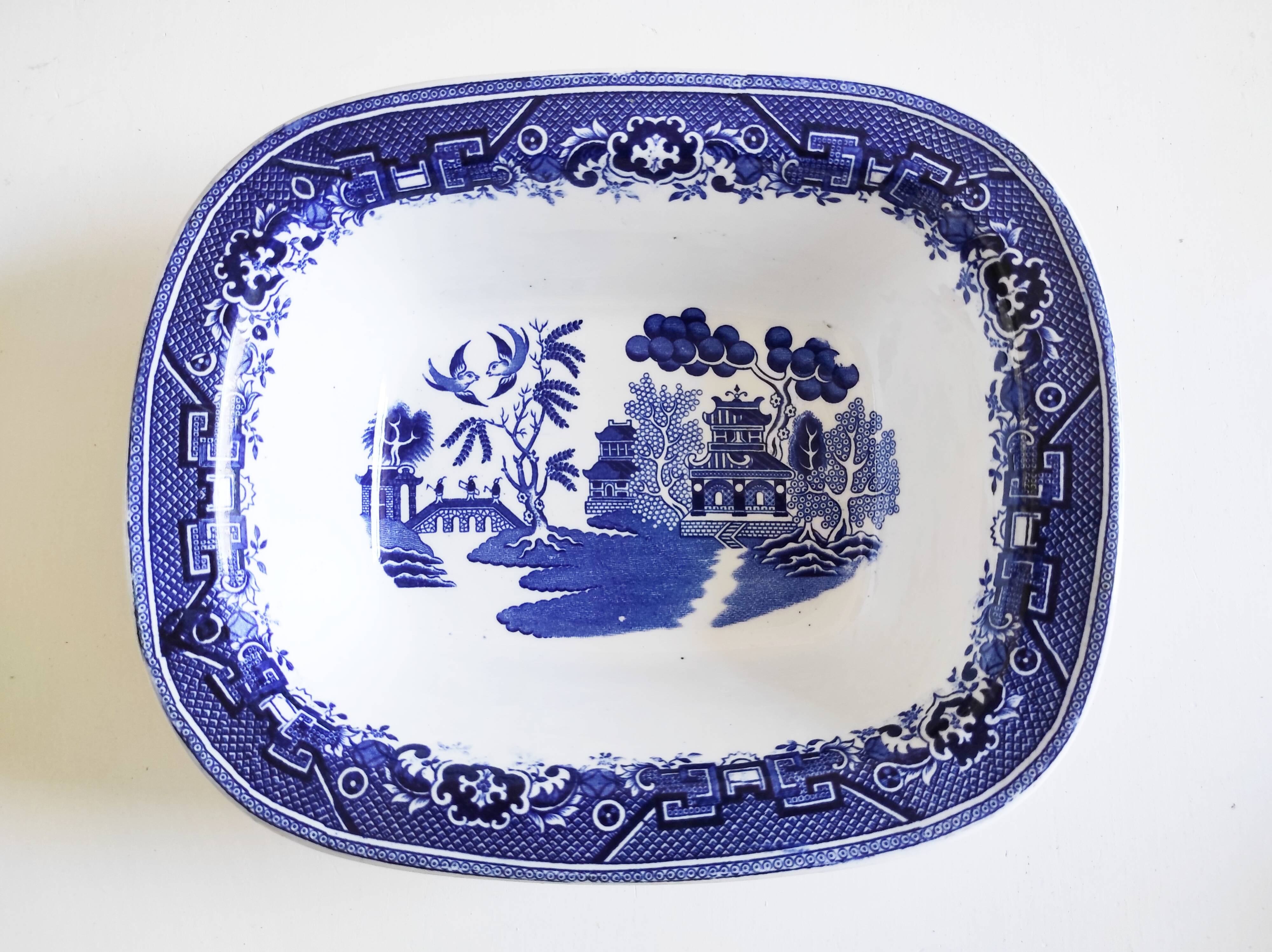 Plat vide poche Villeroy & Boch modèle willow