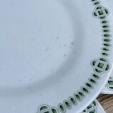 Set of 8 small plates from Creil and Montereau