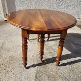 Table 6 feet in walnut with 3 extensions of the xix th century n23