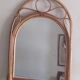 Vintage bamboo mirror 50x72cm