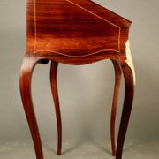 Bureau de pente marqueté de style Louis XV époque napoléon iii